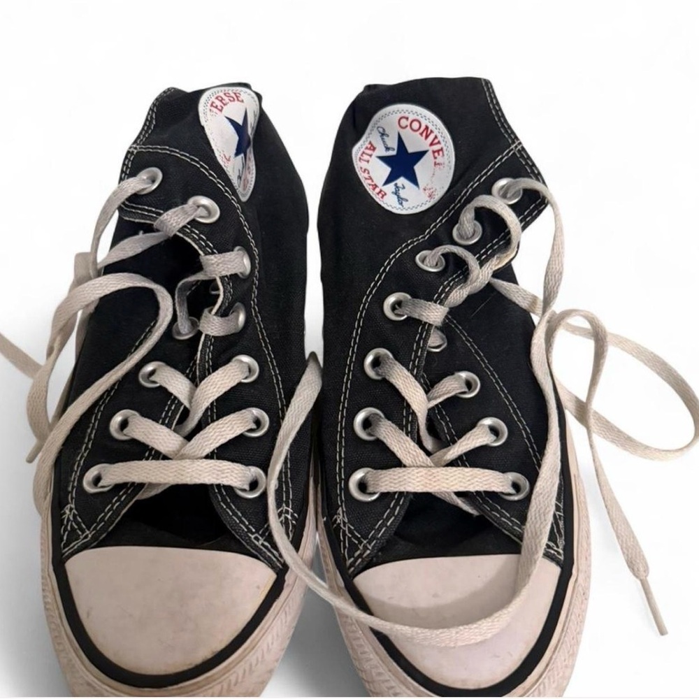 Converse Black and White High-Tops